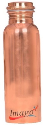IMAGO Pure cooper outside Lacquer Coated Bottle Heavy Gauge 1000 ml Bottle(Pack of 1, Brown, Copper)