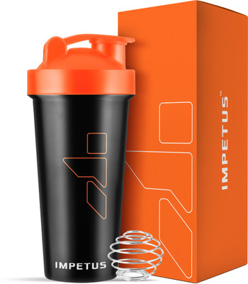 impetus Protein Shaker | 700ml 700 ml Shaker(Pack of 1, Black, Plastic)