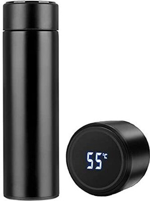 Goodsmaze 500 ml Steel Bottle(Pack of 1, Black)