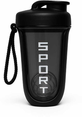NS Brothers 700 ml Plastic Shaker(Pack of 1, Black)
