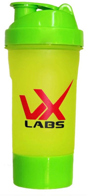VX LABS 700 ml Plastic Shaker(Pack of 1, Green)