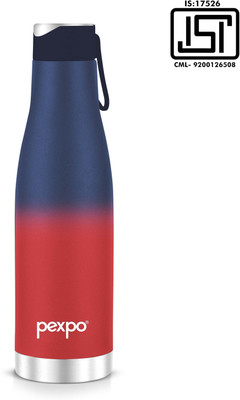 pexpo 900 ml Steel Flask(Pack of 1, Red)