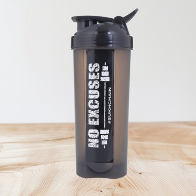 THINKFIT 700 ml Plastic Sipper(Pack of 1, Black)