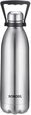 BOROSIL 1800 ml Steel Bottle(Pack of 1, Steel/Chrome)