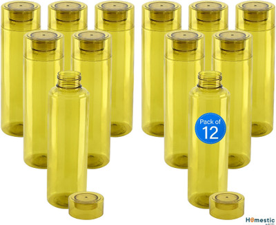 HOMESTIC 1000 ml Plastic Bottle(Pack of 12, Green)