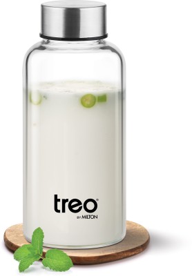 TREO Clarion Borosilicate Glass Water Bottle, 300 ml, Transparent, Fridge Bottle 300 ml Bottle(Pack of 1, Clear, Glass)