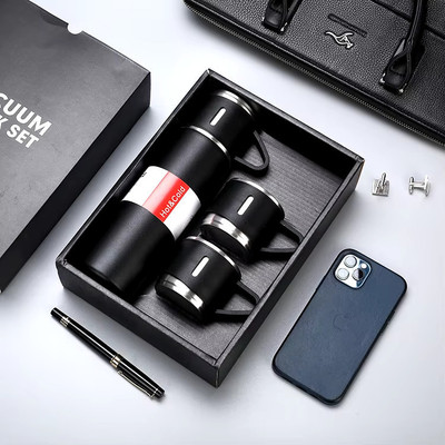 Provo 500 ml Steel Flask(Pack of 1, Black)