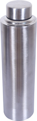 KUBER INDUSTRIES 1000 ml Steel Bottle(Pack of 1, Silver)