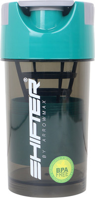 SHIFTER 700 ml Plastic Shaker(Pack of 1, Green, Black)