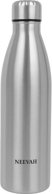 NEEVAH 1000 ml Steel Bottle(Pack of 1, Silver)