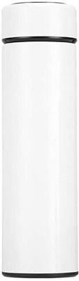 Jan.in global Temperature Bottle Smart Cup Insulated | Perfect for Hot and Cold Water 500 ml Bottle(Pack of 1, White, Steel)