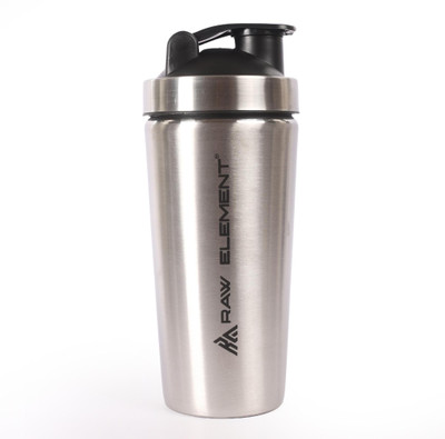 Raw Element 800 ml Steel Shaker(Pack of 1, Silver)