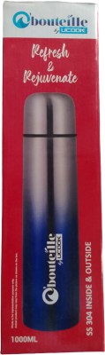 Bouteille By Ucook SS Vacuum Flask 1000 ml Flask(Pack of 1, Red, Purple, Black, Steel)