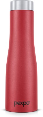 pexpo 1000 ml Fridge Stainless Steel Water Bottle, Monaco-Xtreme 1000 ml Bottle(Pack of 1, Maroon, Steel)