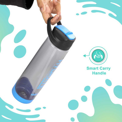 SPACE POLYCRAFT 600 ml Plastic Bottle(Pack of 1, Blue)