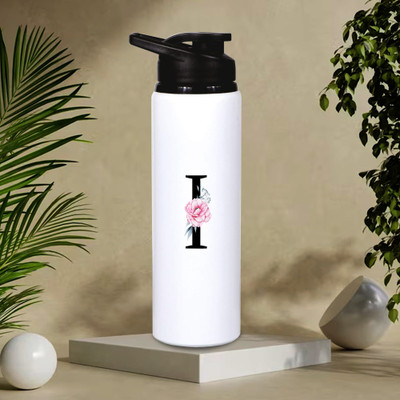 Motivatebox 750 ml Aluminium Bottle(Pack of 1, White)