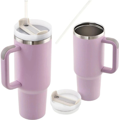 Iktu 1200 ml Steel Flask(Pack of 1, Purple)