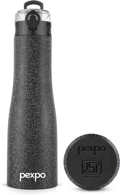 pexpo 970 ml Steel Bottle(Pack of 1, Black)