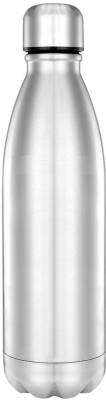 BLLUEX Hot & Cold Double Wall Vacuum Insulated Bottle Stainless Steel (Pack of 1) 500 ml Flask(Pack of 1, Silver, Steel)