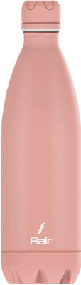 FLAIR 1000 ml Steel Bottle(Pack of 1, Pink)