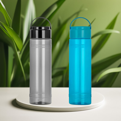 Elecsera Premium Quality Water Bottle Set Of 2 Piece 1000 ml Bottle(Pack of 2, Multicolor, Plastic)