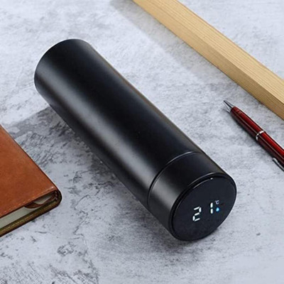 HPG 500 ml Steel Bottle(Pack of 1, Black)