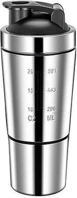 ShopiMoz 750 ml Steel Shaker(Pack of 1, Silver)