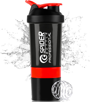 Dassio 500 ml Plastic Shaker(Pack of 1, Red)