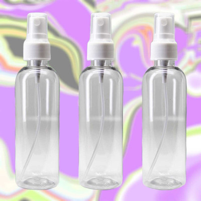 nsb herbals 100 ml Glass Spray Bottle(Pack of 3, Clear, White)