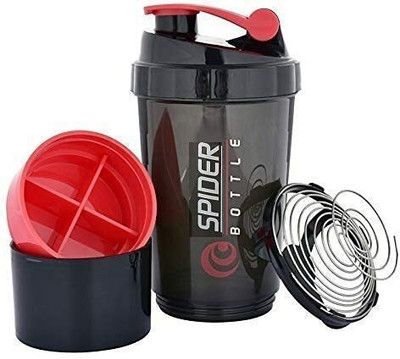 JAINSON MARTIN 500 ml Plastic Shaker(Pack of 1, Red)