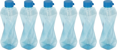 Pearlpet Twist 1000 ml Bottle(Pack of 6, Blue, PET)