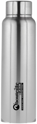 obouteille Stainless Steel Single Wall Fridge 1000 ml Bottle(Pack of 1, Silver, Steel)