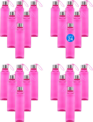 KUBER INDUSTRIES 1000 ml Plastic Bottle(Pack of 24, Pink)