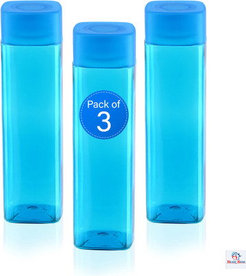 Heart Home 1000 ml Plastic Bottle(Pack of 3, Blue)