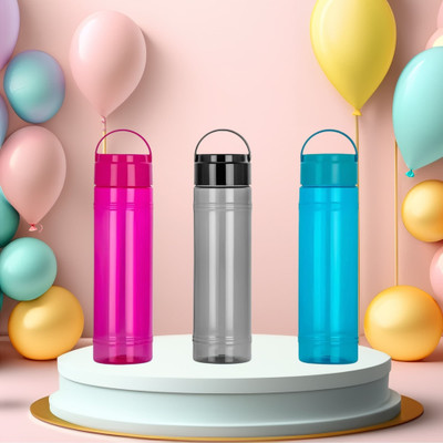 Glamezone Premium Quality Water Bottle Set Of 3 Piece 1000 ml Bottle(Pack of 3, Multicolor, Plastic)