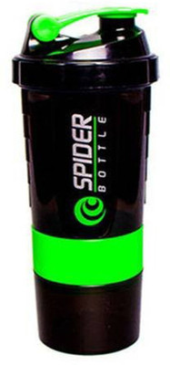 Snipper 500 ml Plastic Shaker(Pack of 1, Green)