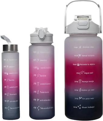 Willtune 2000 ml Silicone Bottle(Pack of 1, Grey)