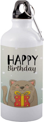 COLOR YARD 600 ml Aluminium Sipper(Pack of 1, White)