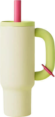 ALTRA 1200 ml Stainless Steel Sipper(Pack of 1, Off White, Green)
