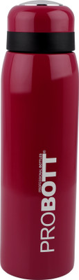 PROBOTT Vacuum Flask Hot & Cold Water Bottle 500 ml Flask(Pack of 1, Red, Steel)
