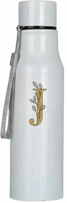 Angish 500 ml Steel Flask(Pack of 1, White)