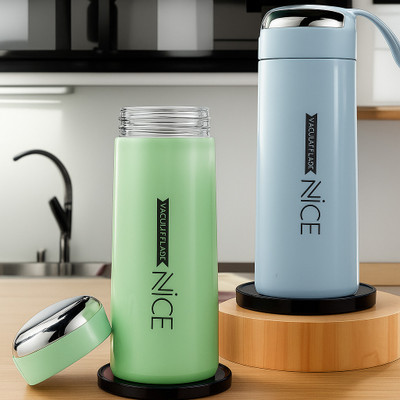 TRD 400 ml Glass Bottle(Pack of 2, Multicolor)