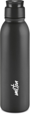 MILTON 870 ml Steel Bottle(Pack of 1, Black)