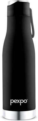 pexpo Ignite Hot & Cold ISI Certified Vacuum insulated Stainless Steel Water Bottle 750 ml Flask(Pack of 1, Black, Steel)