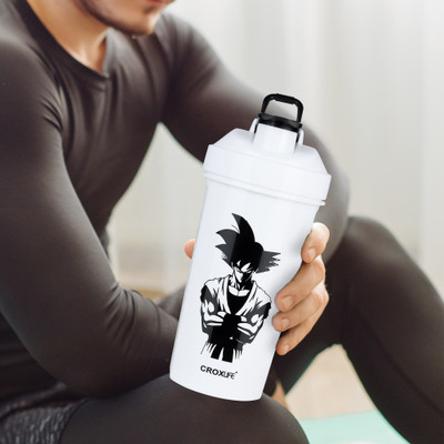 croxlife 600 ml Plastic Shaker(Pack of 1, White)