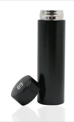 THE SILVERMADE 450 ml Steel Sipper(Pack of 1, Black)