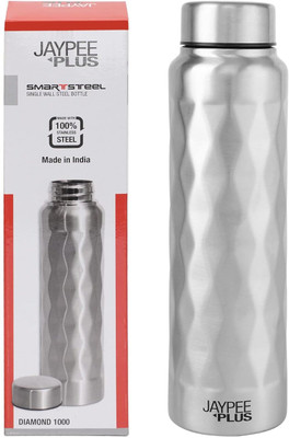 Jaypee Plus 900 ml Steel Bottle(Pack of 1, Steel/Chrome)