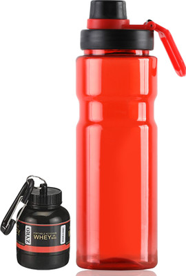 ZYRO 700 ml Plastic Sipper(Pack of 2, Red)