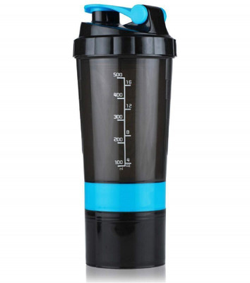 CXDU 500 ml Plastic, Tritan Shaker(Pack of 1, Multicolor)