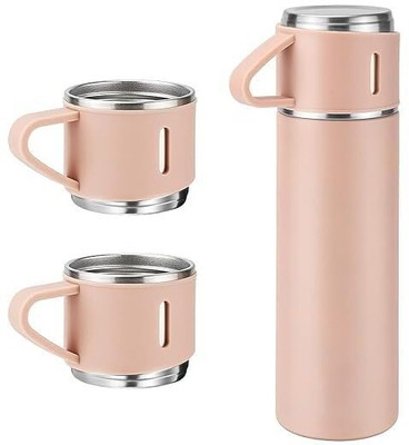 Tannu Craft 500 ml Aluminium Flask(Pack of 1, Pink)